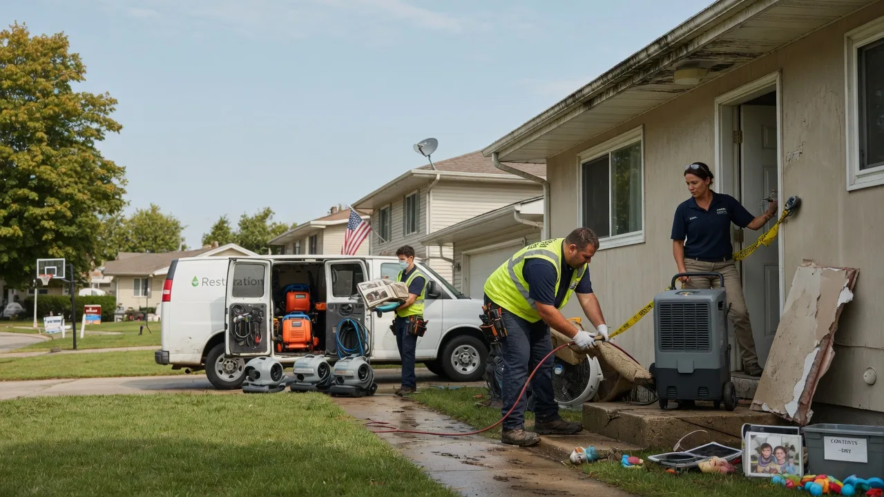 Water Damage Restoration in Gilbertsville, PA near me